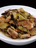 SP.0388 - Thịt Heo Quay & Lưỡi Vịt Xào Cải Chua