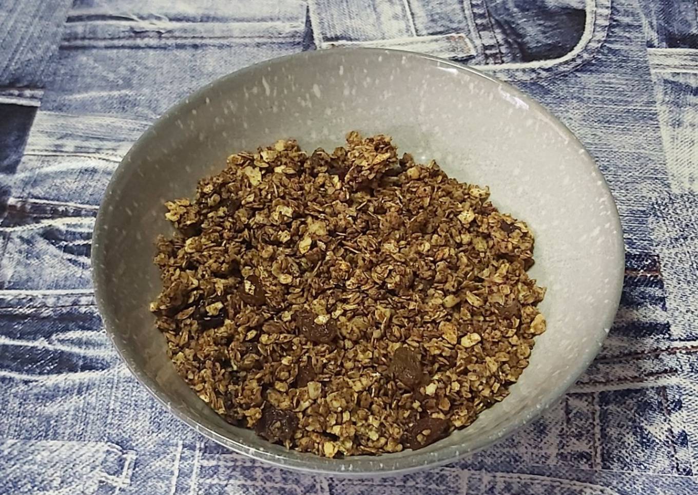 Granola casera al cacao