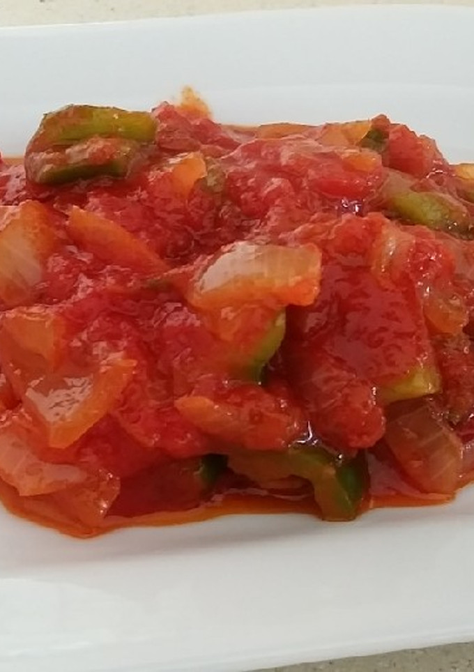 Una foto de Sofrito de tomate