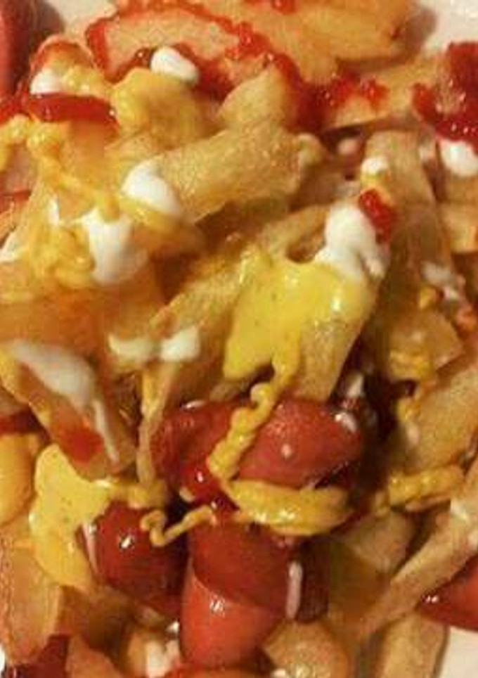 Una foto de Salchipapas