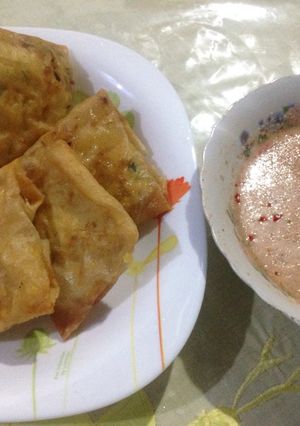Foto resep Martabak tahu + sambel kacang