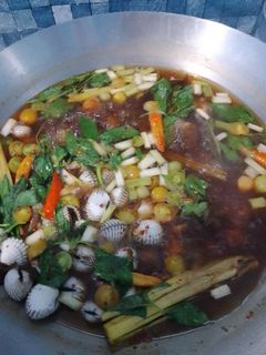 Foto resep Pindang Kerang Dara Kuah Merah