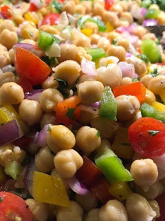 A picture of Chickpea salad.