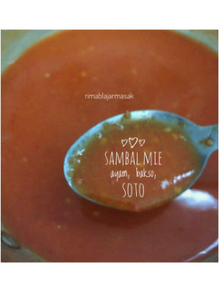 Foto resep #30 Sambal Mie ayam, bakso dan soto