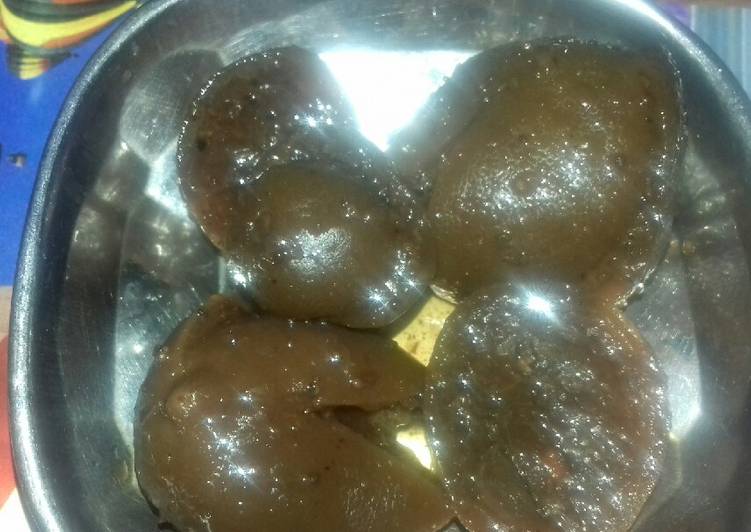 Steps to Prepare Homemade Lemon pickle (sweet)