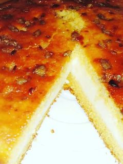 صورة لوصفة بسبوسة بالكريمة