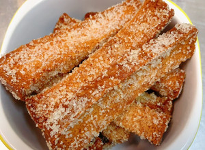 氣炸奶油吐司酥條 的食譜成品照片