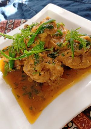 A picture of Chicken Curd Curry.