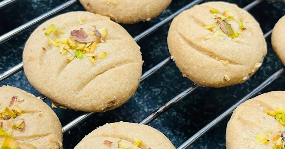 Wheat flour Nankhatai Recipe by Trupti kadam Cookpad