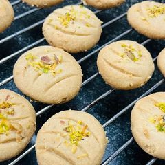 Wheat flour Nankhatai A picture of Wheat flour Nankhatai.