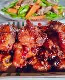 Sườn rim mắm sả