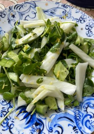A picture of Fennel salad - vegan.