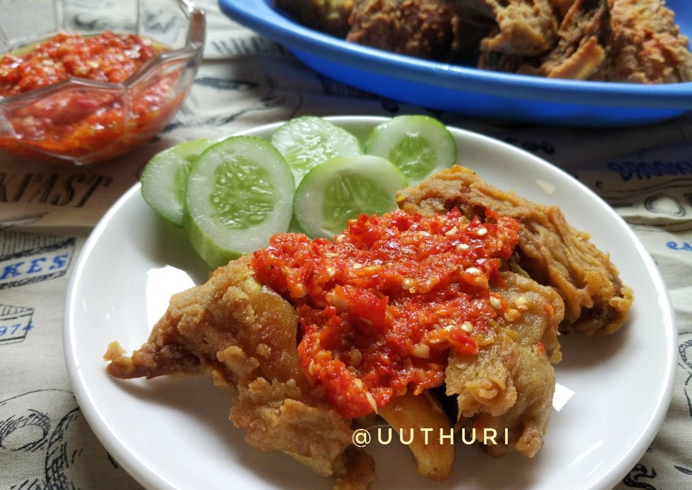 Sambal geprek