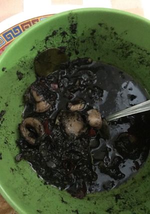 Foto resep Cumi tinta hitam