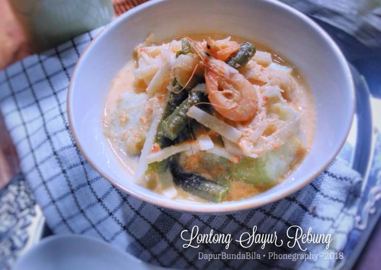 Resep Lontong Sayur Rebung (#PR_HomeMadeStreetFood) yang Enak Banget