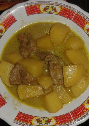 Foto resep Terik daging kentang