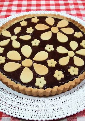 Foto di Crostata al cioccolato fondente