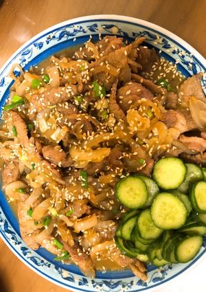 洋蔥薑汁燒肉 的食譜成品照片