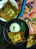 Chanar Paturi (Paneer / Cottage Cheese cooked in Banana Leaf)