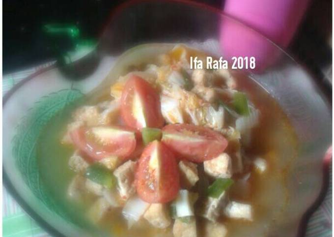 Sawi Putih Masak Kemiri