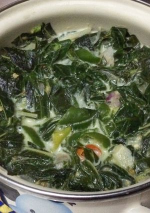 Foto resep Daun Singkong Kuah Santan
