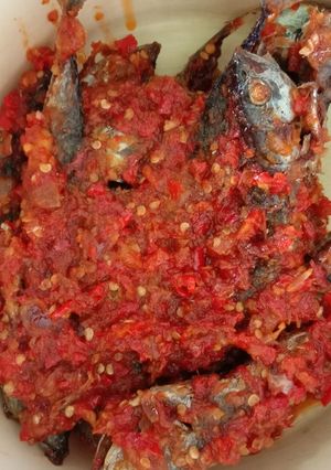 Foto resep Sambel ikan tongkol manis pedas