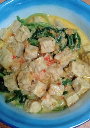 Foto resep Tempe Bayam masak santan