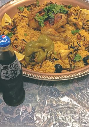 صورة لوصفة كبسة الدجاج