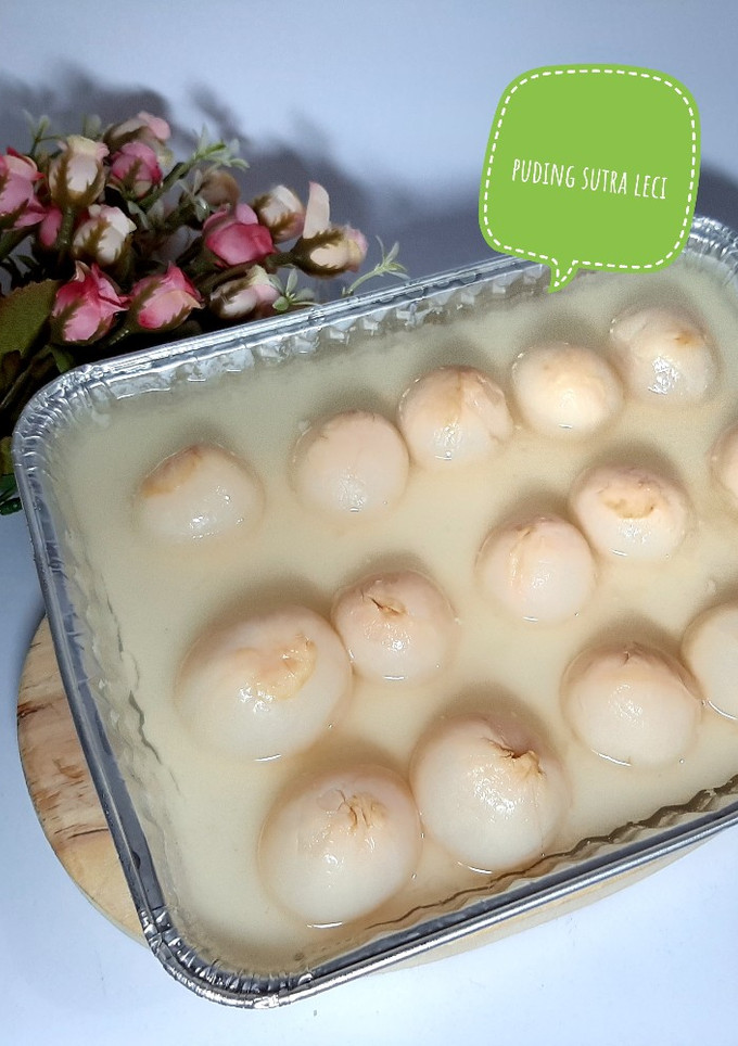 Foto resep Puding Sutra Leci Kuah