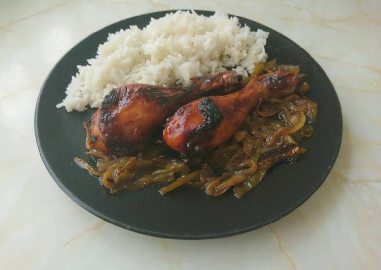 Muslitos de pollo teriyaki
