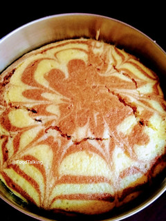 A picture of Chocolate Marble Cake (no eggs).