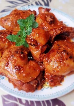 Hình của món VỊT khìa nước dừa kiểu miền Tây Nam bộ.