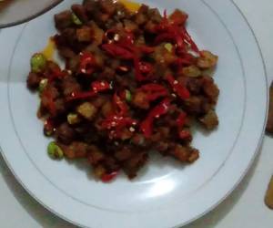 Resep mudah Sambal goreng kentang dan hati sapi Nikmat Lezat