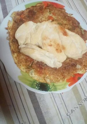 Una foto de Tortilla fitess con filete de pollo
