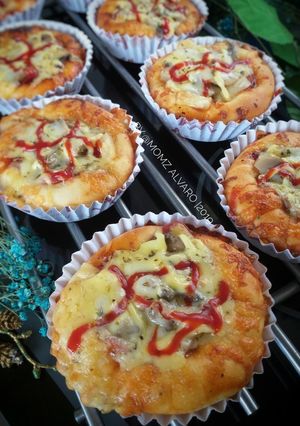Foto resep Roti pizza mini