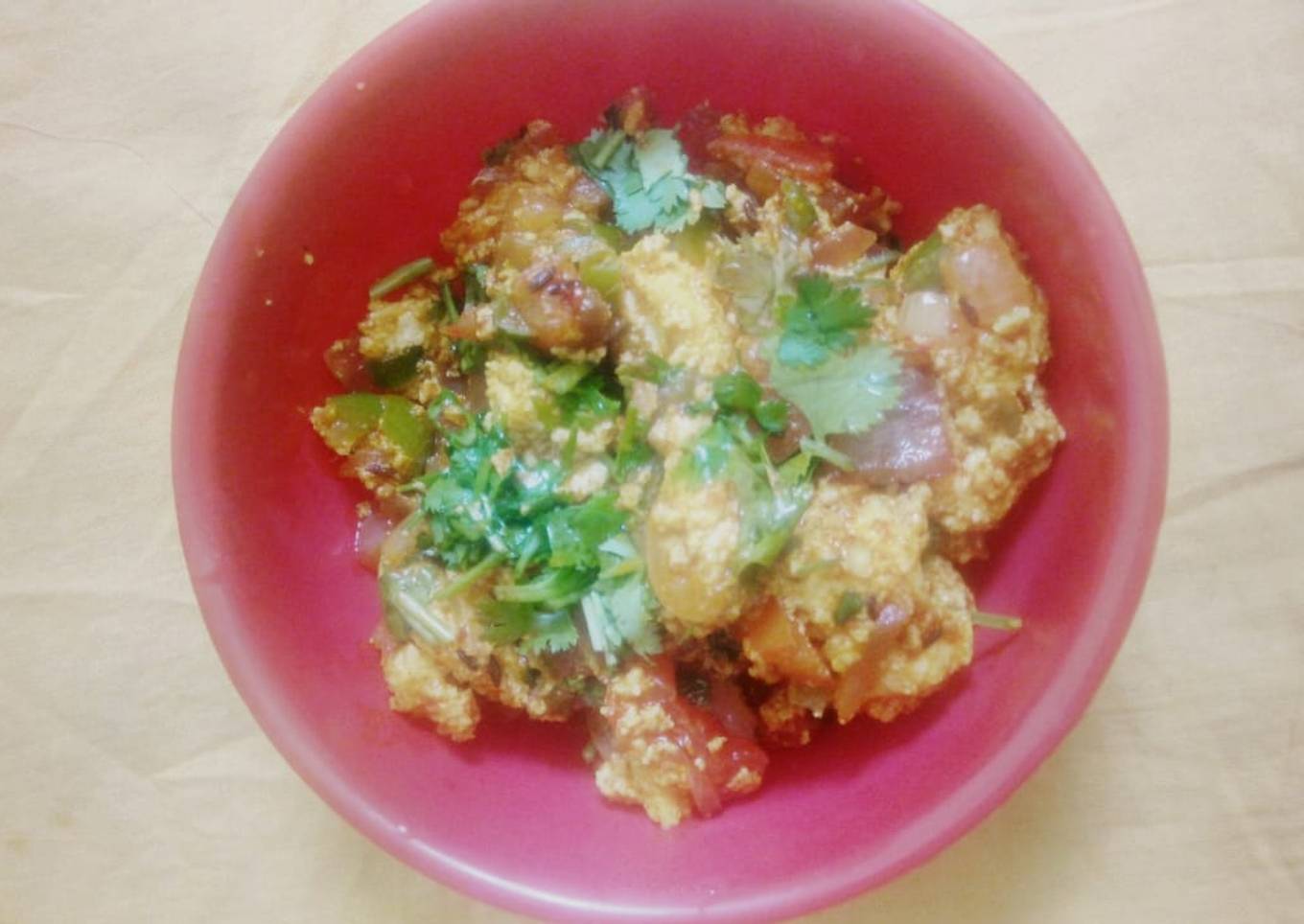 Fried bhalla veg