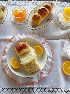 Una foto de Brioche de aceite y naranja