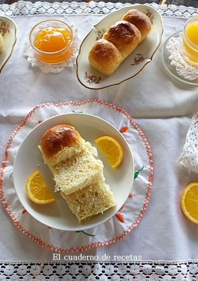 Una foto de Brioche de aceite y naranja