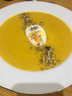 Una foto de Crema de calabaza 🎃