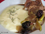 Carré de cerdo agridulce (con manzana y ciruela)