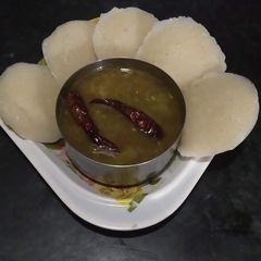 Rava idli A picture of Rava idli.