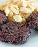 Hamburguesas de porotos negros (sin pan rallado)