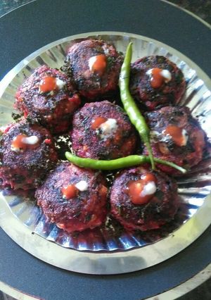 A picture of Vegetable cutlets.