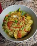 Bún cá kho nghệ kèm pate