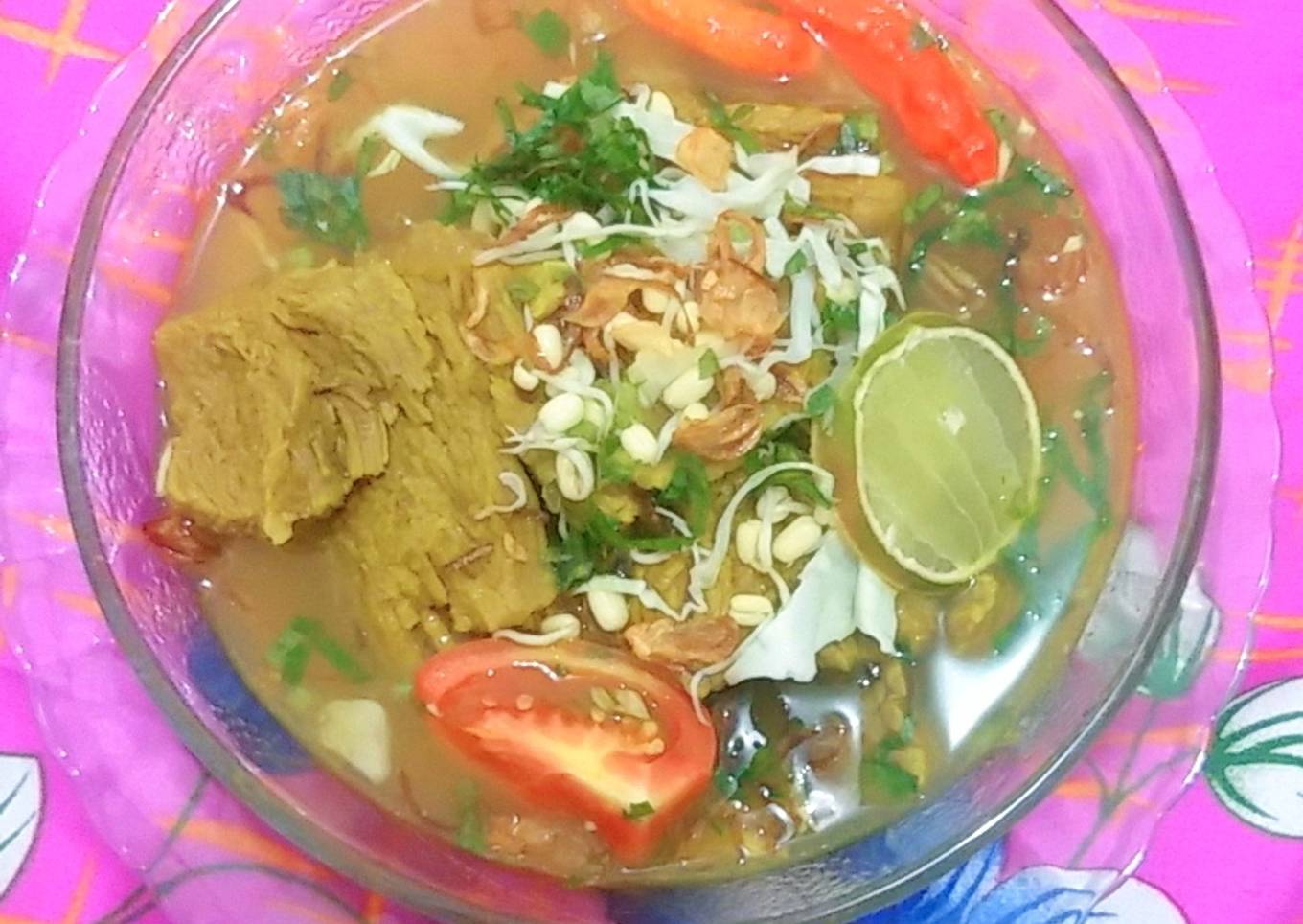 Soto daging kuah bening