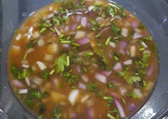 Simple Way to Make Award-winning Tamarind (imli)onion /potato chutney