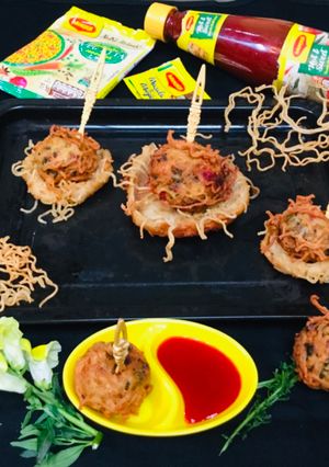 A picture of Maggi Pakoras Katoris.