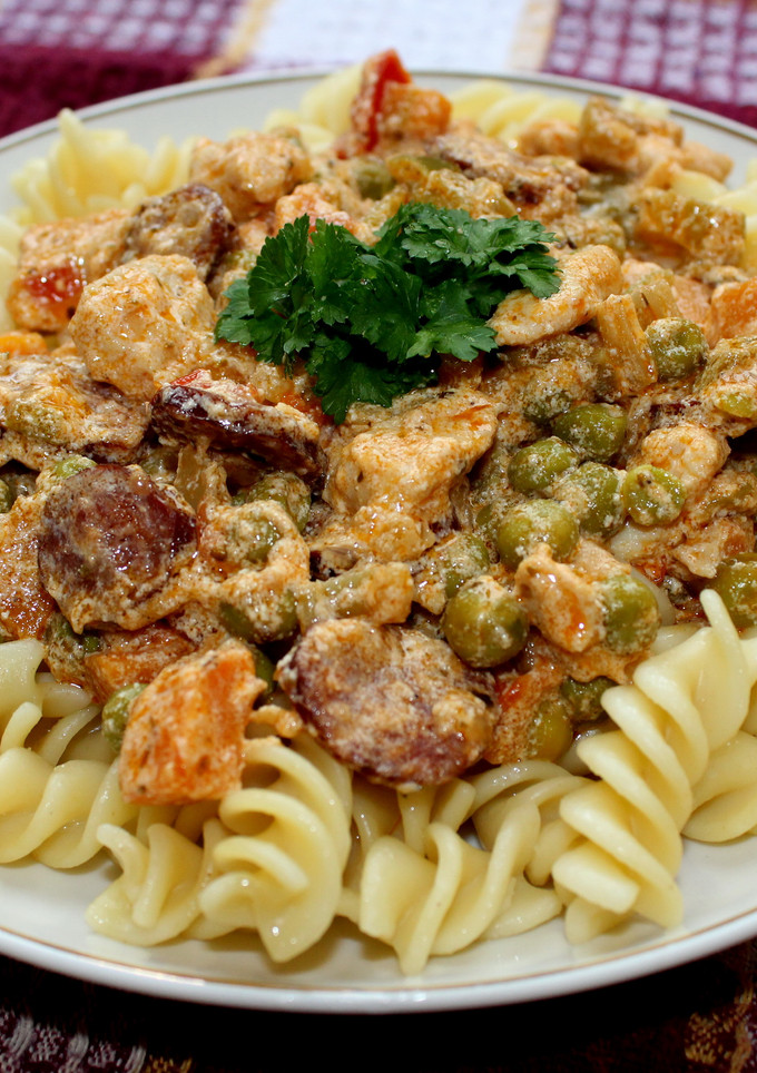 Magyaros csirkemell ragu recept fotója