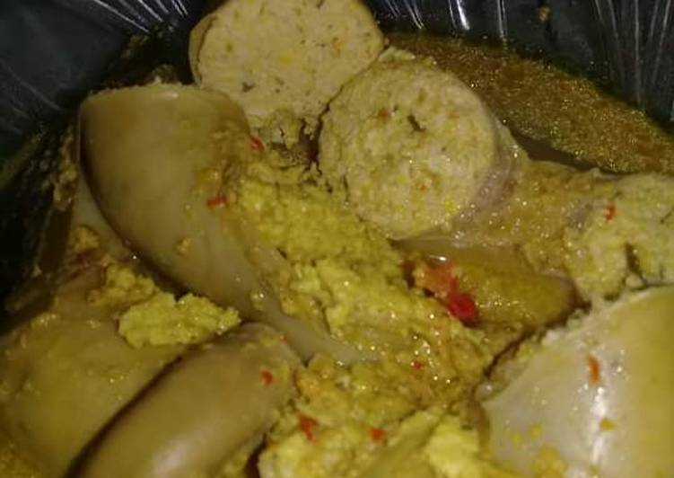  Resep  Gulai usus  isi  tahu  telur oleh Tyara Bellia Cookpad