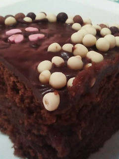 Una foto de Tarta sacher en microondas